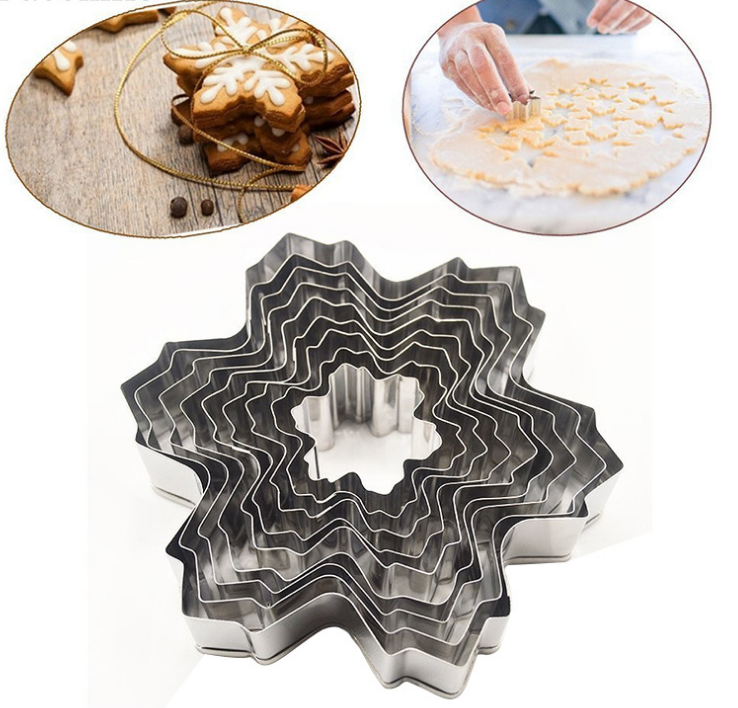 Snowflake Cookie Cutter Set — 9 Pieces — product view 7