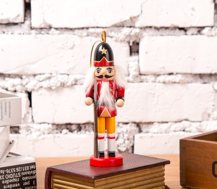 Wooden Nutcracker Ornament — Assorted Style — product view 6