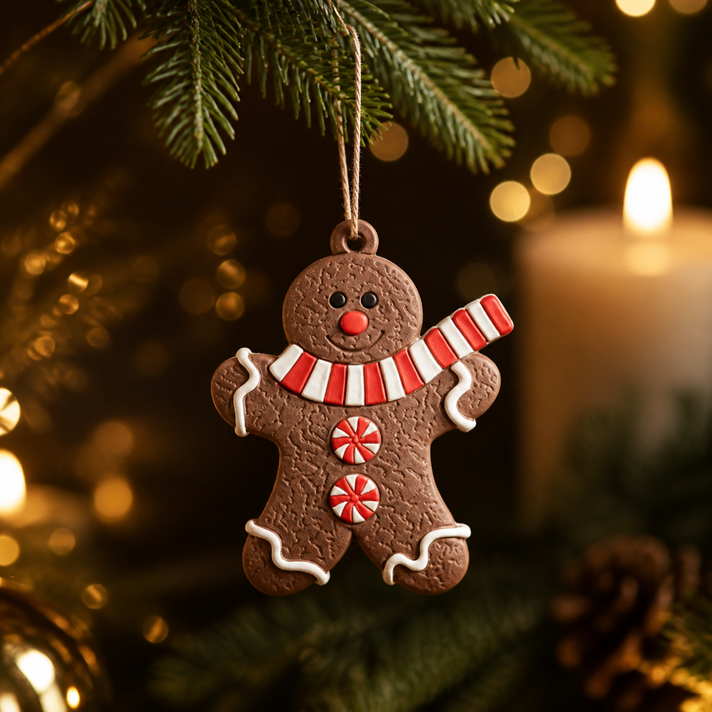 Gingerbread Character Ornament — product view 2