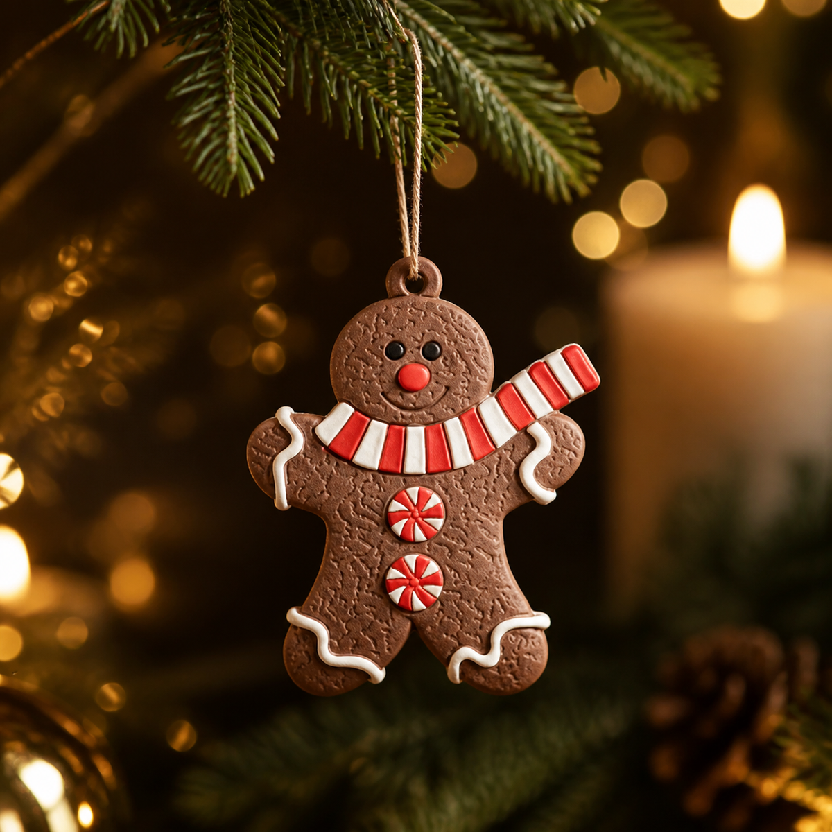 Gingerbread Character Ornament — product view 2