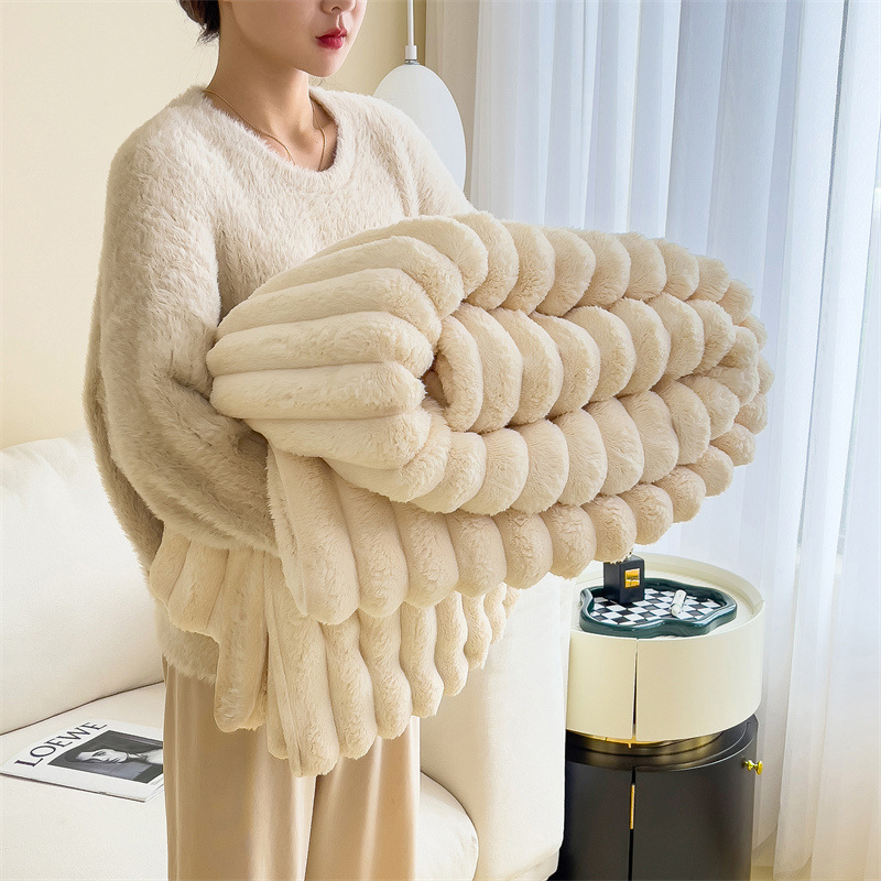 Ribbed Cozy Throw Blanket — product view 23