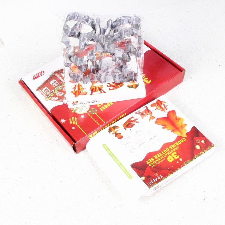 3D Gingerbread House Cutter Set — product view 4