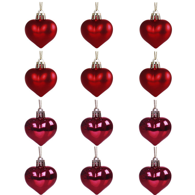 Heart Christmas Ornament Set — product view 6