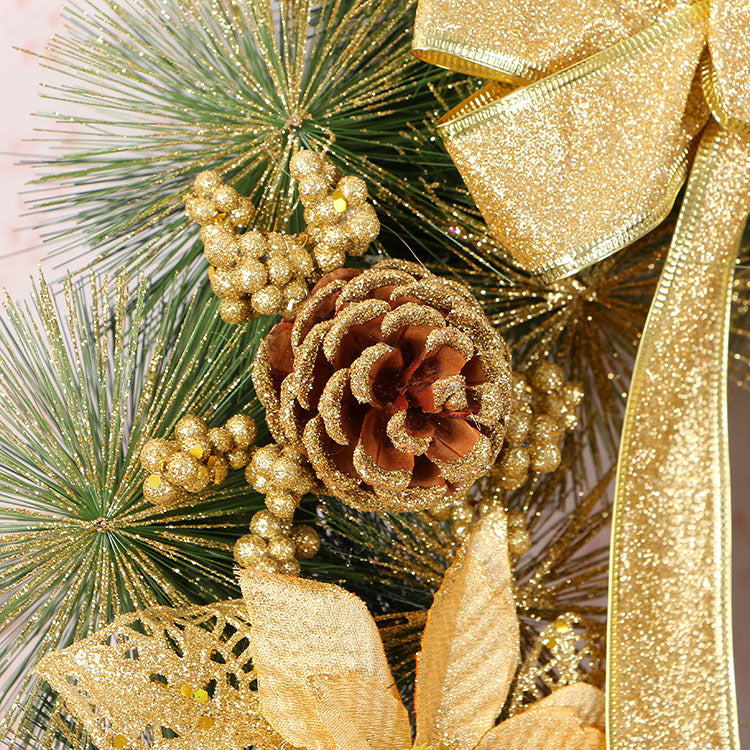 Evergreen Pine Christmas Wreath — 15.7 in — product view 6