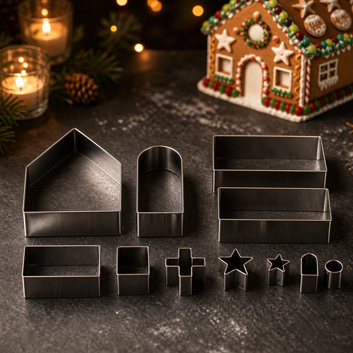 3D Gingerbread House Cutter Set — product view 2