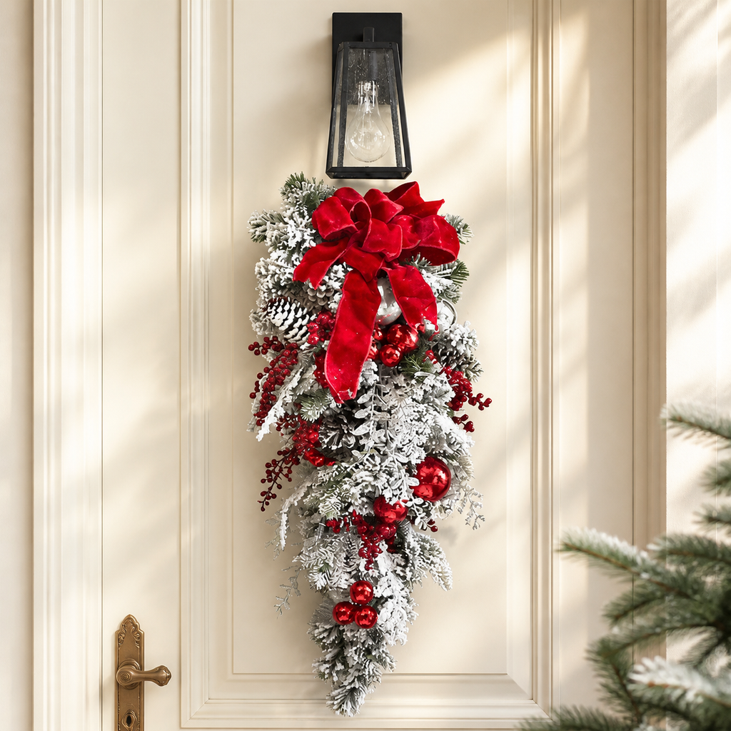 Classic Red Ornament Holiday Décor