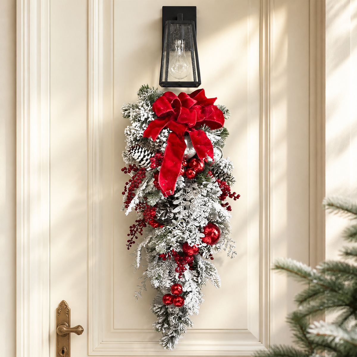 Classic Red Ornament Holiday Décor