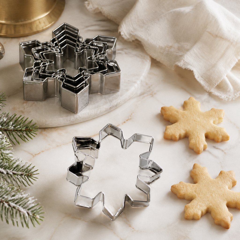 Snowflake Cookie Cutter Set — 9 Pieces