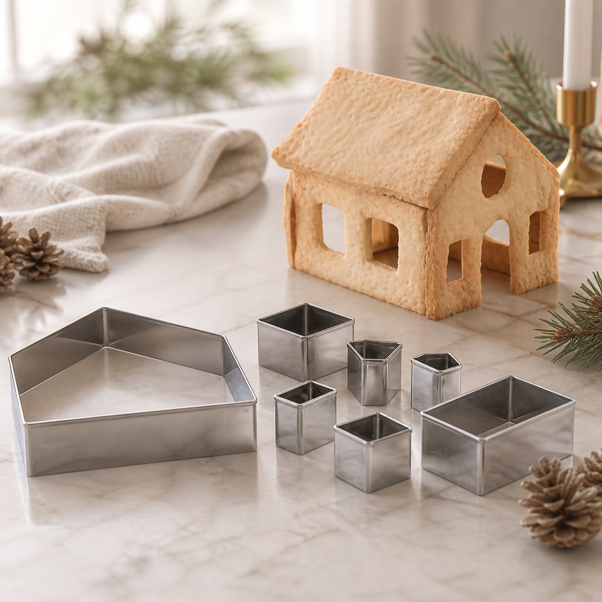 Festive Cookie Cutter Set — 9 Pieces