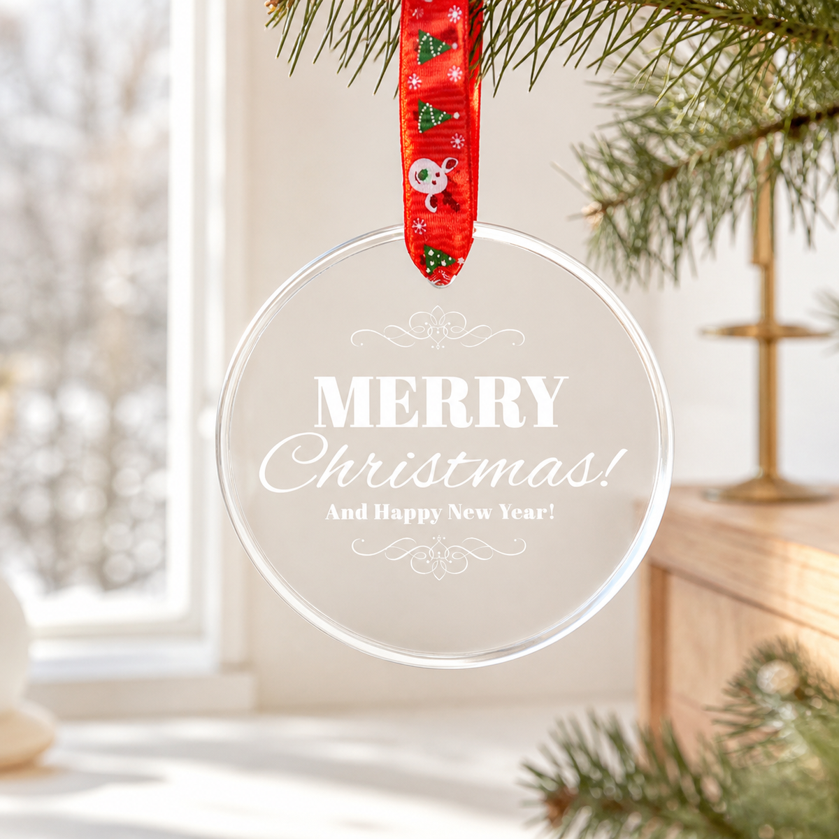 Crystal Holiday Keepsake Ornament