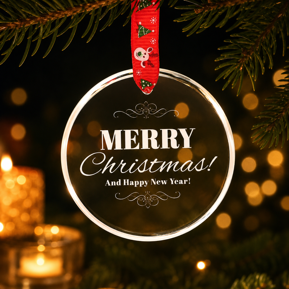 Crystal Holiday Keepsake Ornament — product view 2