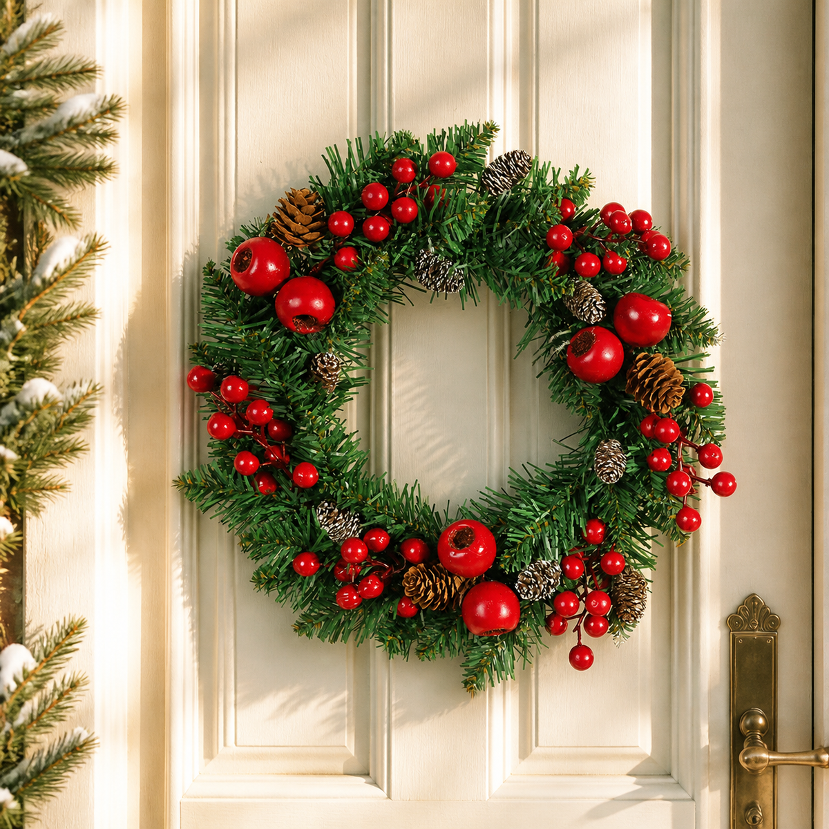 Pine & Pinecone Christmas Wreath