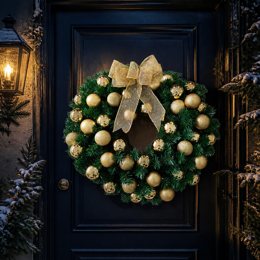 Grand Holiday Wreath — 23.6 in — product view 2