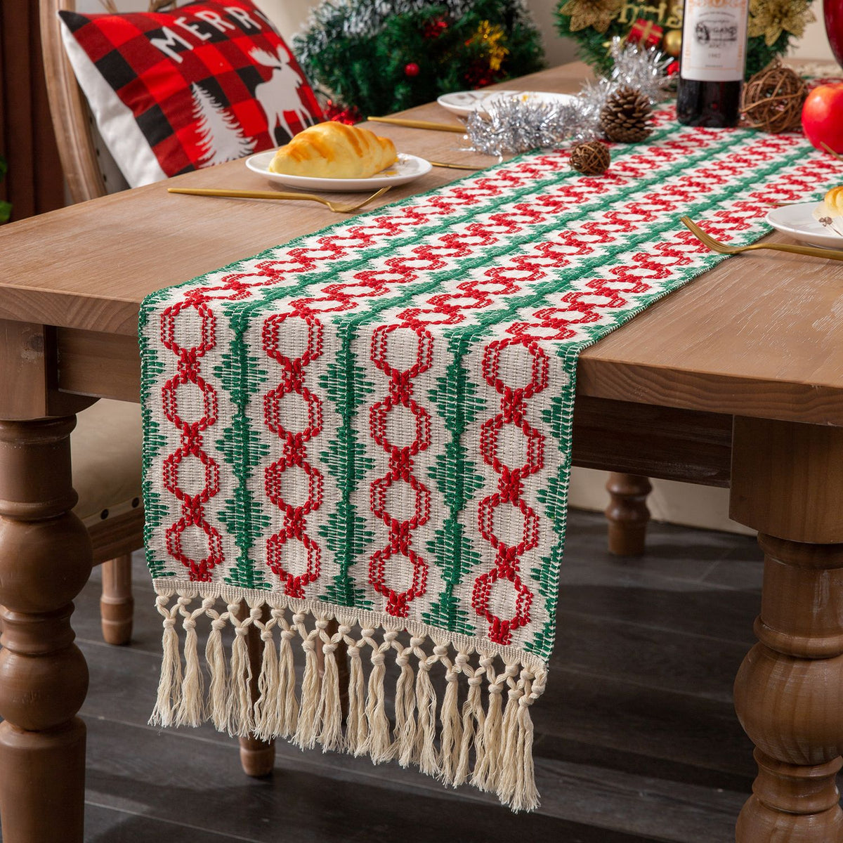 Woven Holiday Table Runner — product view 16