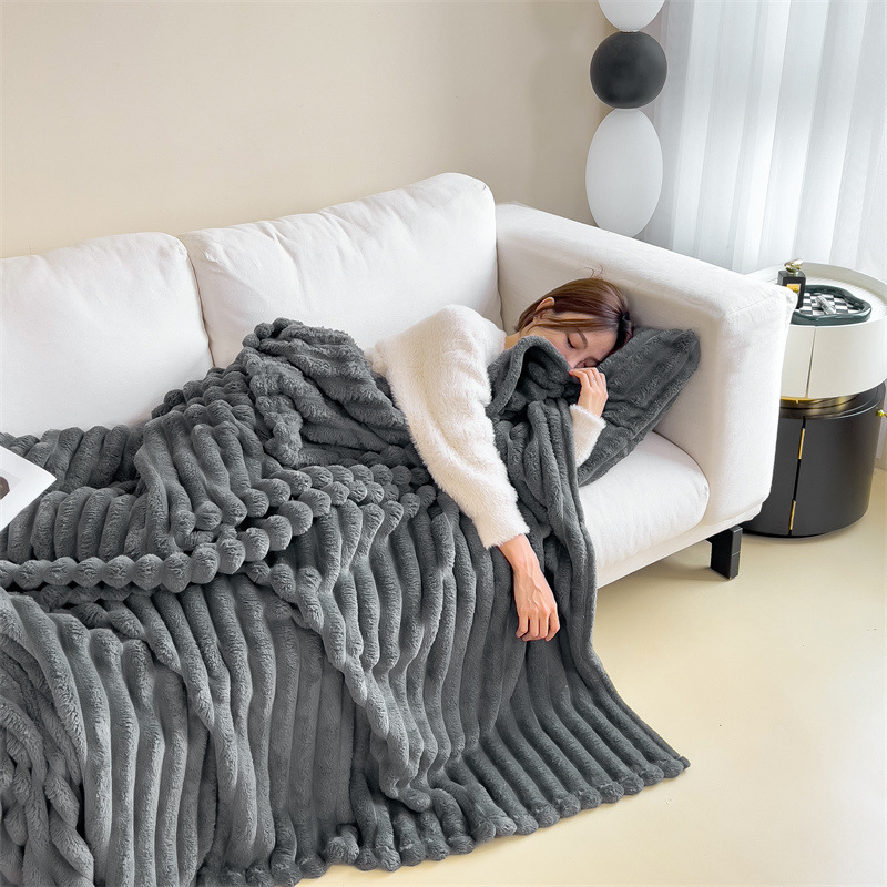 Ribbed Cozy Throw Blanket — product view 73