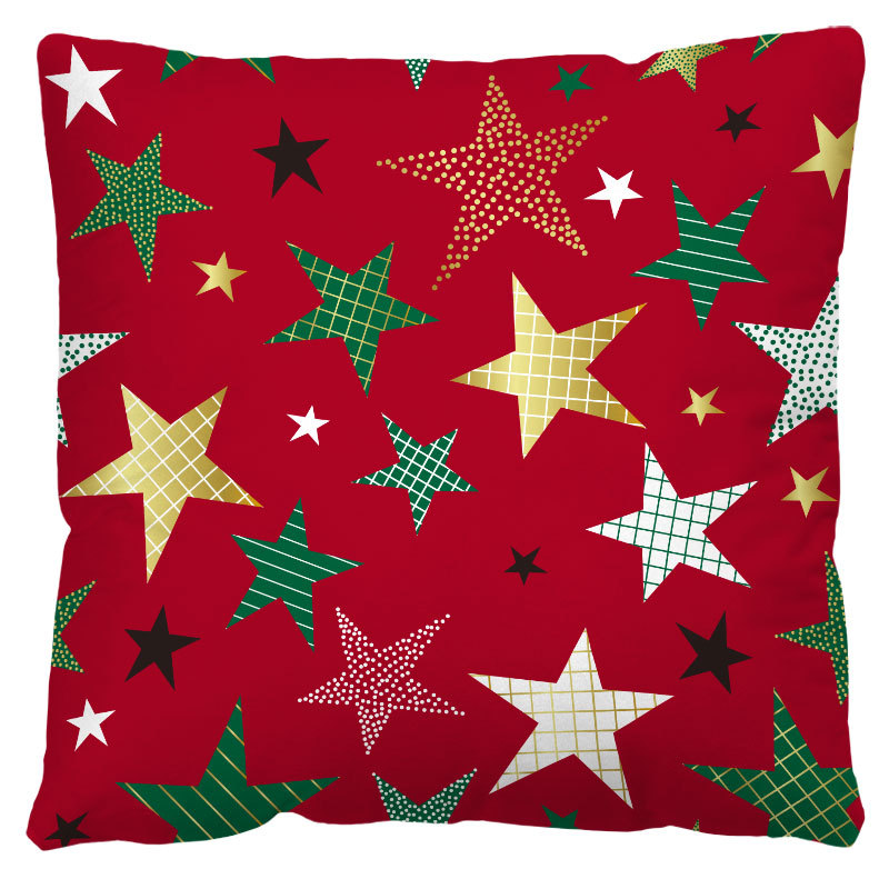 Festive Printed Christmas Pillow Cover — product view 27