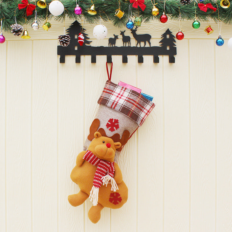 Plush Holiday Christmas Stocking — product view 6