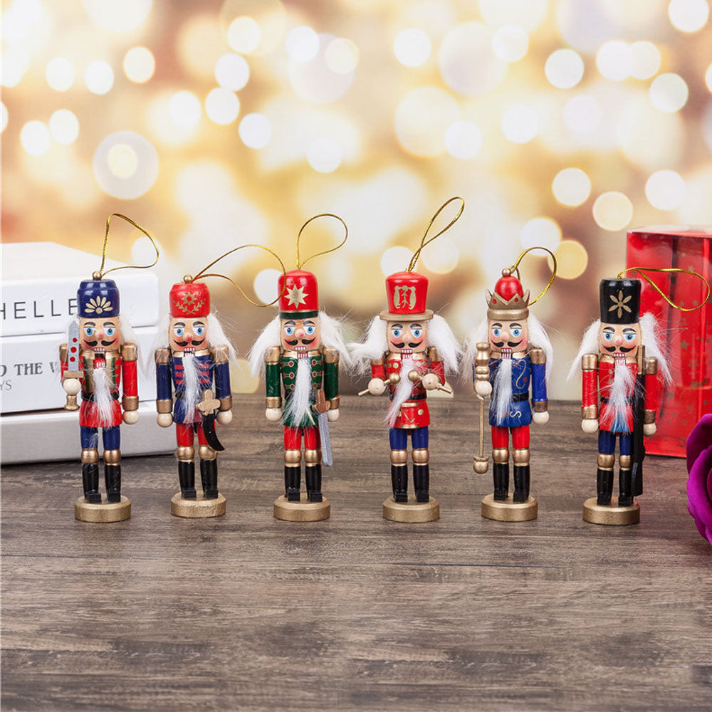 Wooden Nutcracker Ornament — Assorted Style — product view 5
