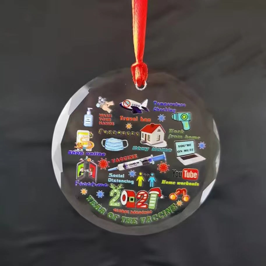 Crystal Holiday Keepsake Ornament — product view 5