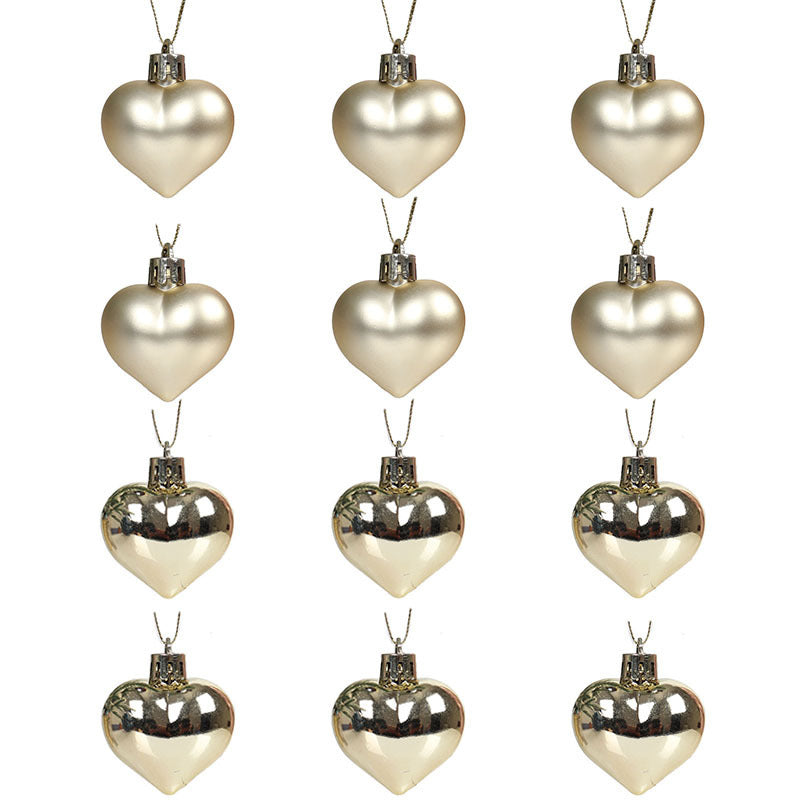 Heart Christmas Ornament Set — product view 18