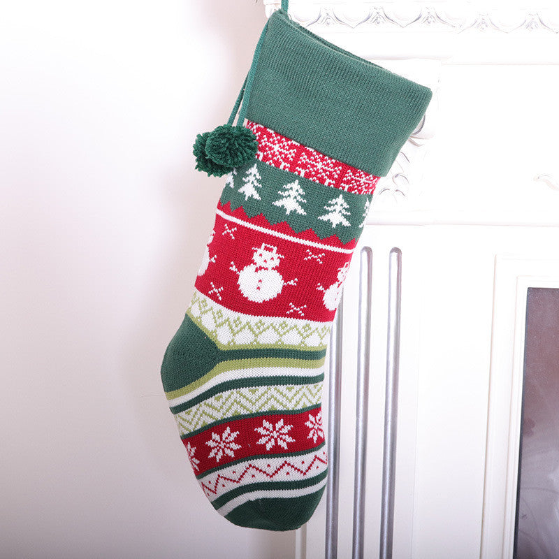 Traditional Knit Christmas Stocking — product view 5