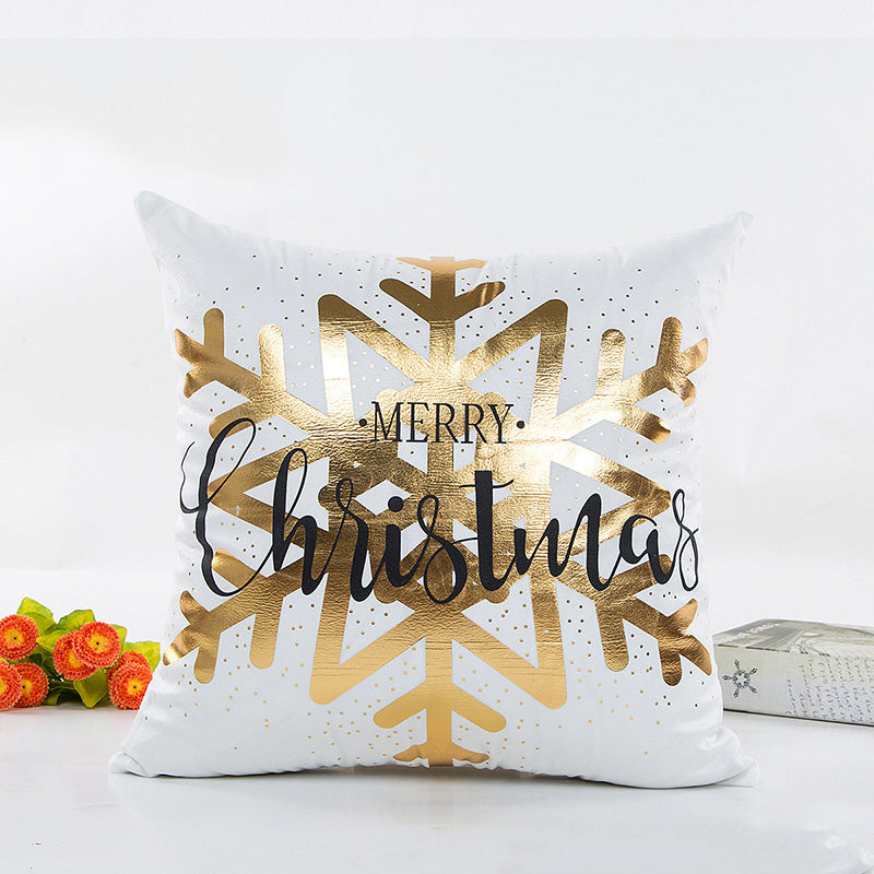 Golden Glow Christmas Pillow Cover — product view 6