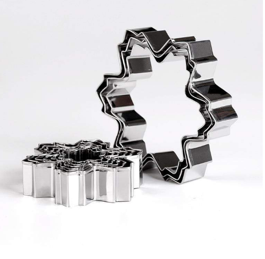 Snowflake Cookie Cutter Set — 9 Pieces — product view 5