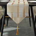 Ivory & Gold Holiday Table Runner — product view 9