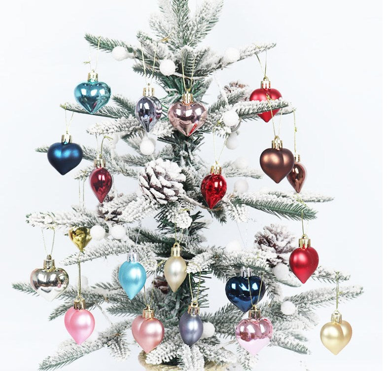 Heart Christmas Ornament Set — product view 8