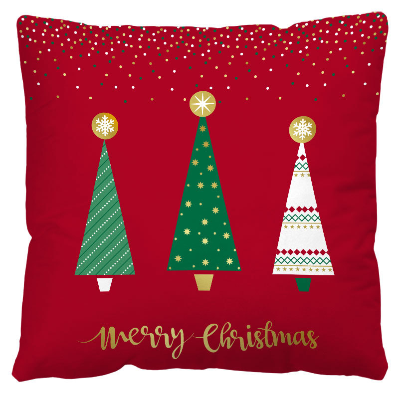 Festive Printed Christmas Pillow Cover — product view 25