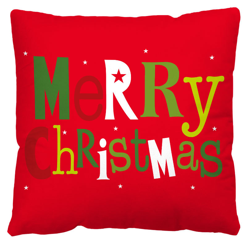 Festive Printed Christmas Pillow Cover — product view 19