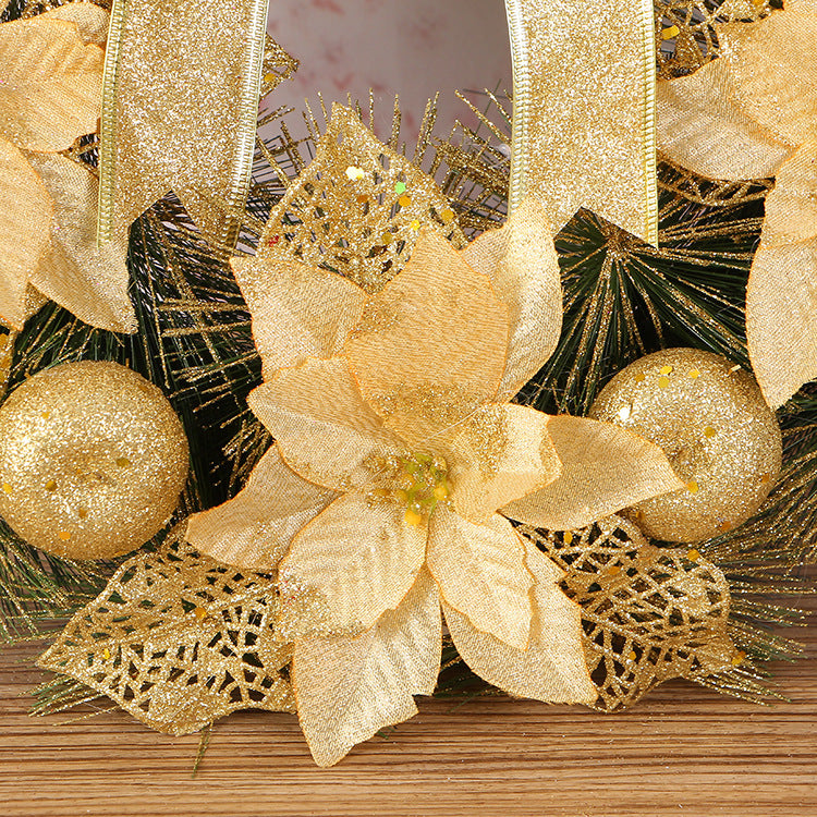Evergreen Pine Christmas Wreath — 15.7 in — product view 5