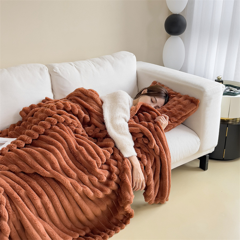 Ribbed Cozy Throw Blanket — product view 72