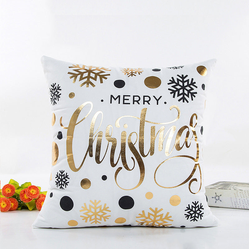 Golden Glow Christmas Pillow Cover — product view 7