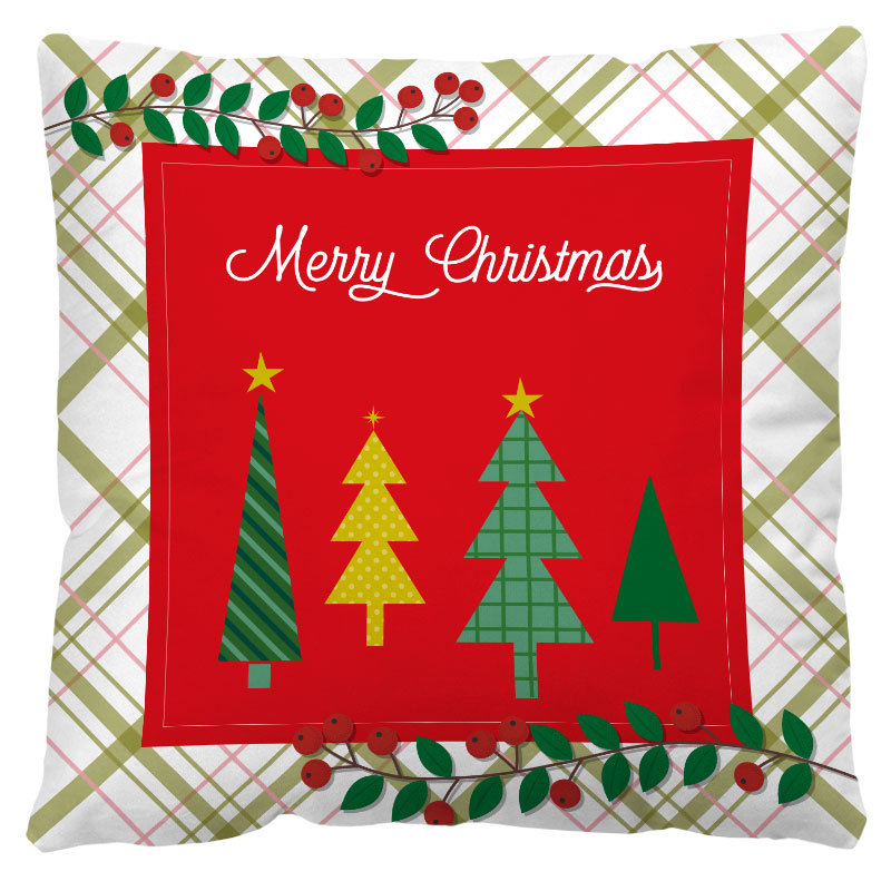 Festive Printed Christmas Pillow Cover — product view 29