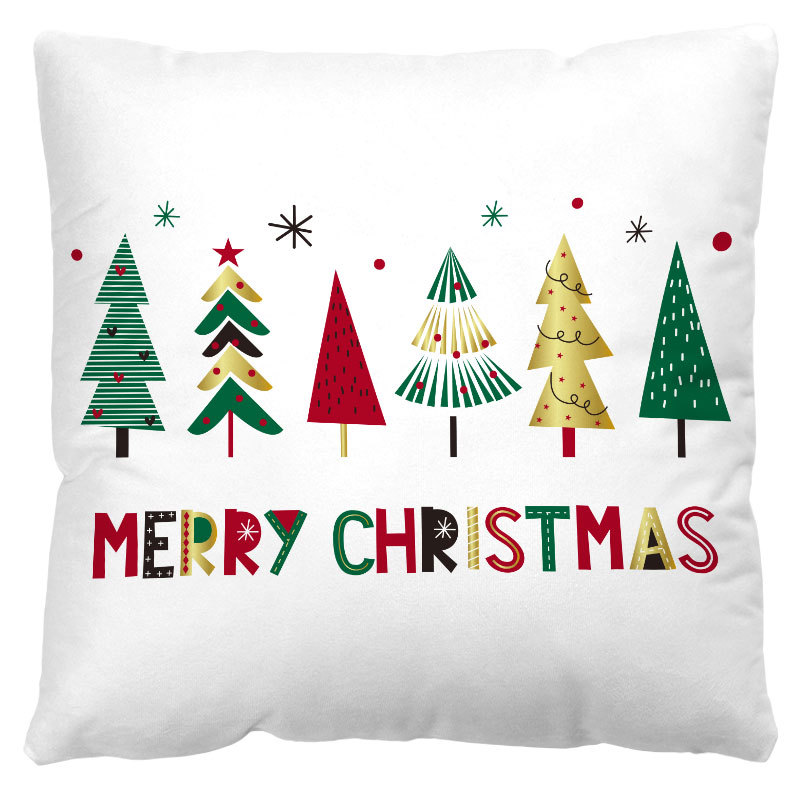 Festive Printed Christmas Pillow Cover — product view 7