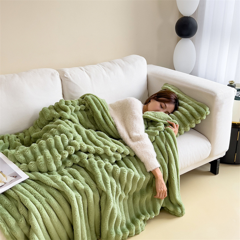 Ribbed Cozy Throw Blanket — product view 48