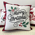Embroidered Winter Pillow Cover — product view 4
