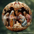 Acrylic Nativity Christmas Ornament — product view 7
