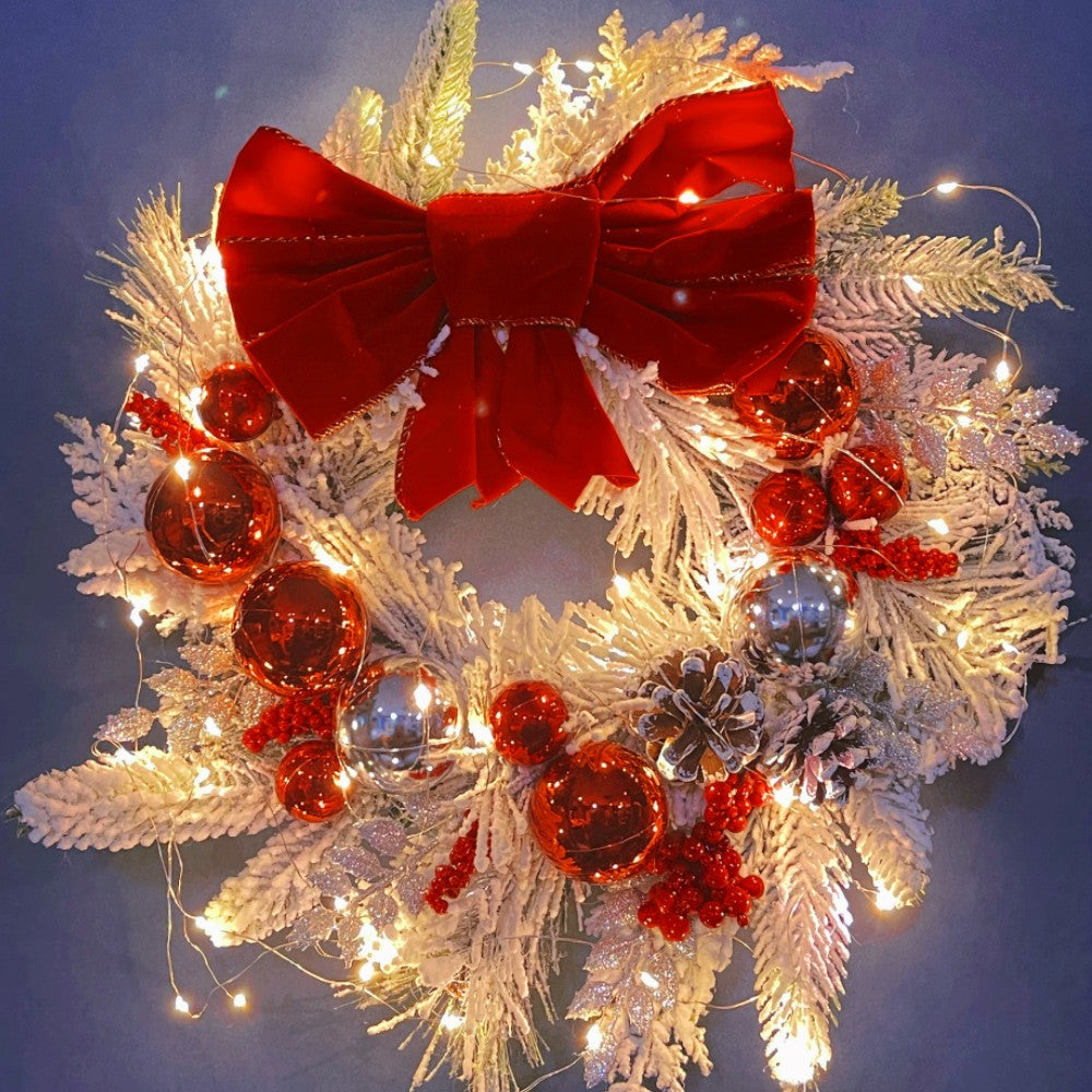 Classic Red Ornament Holiday Décor — product view 4