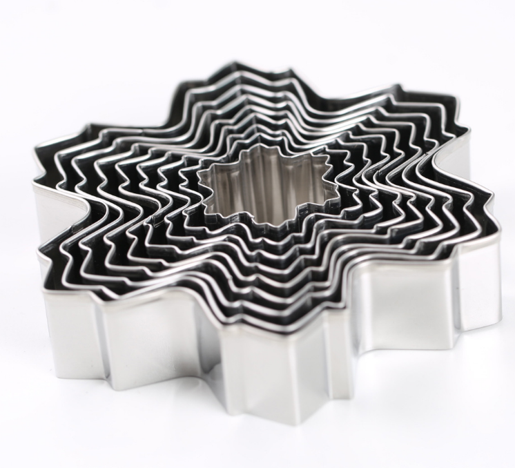 Snowflake Cookie Cutter Set — 9 Pieces — product view 4