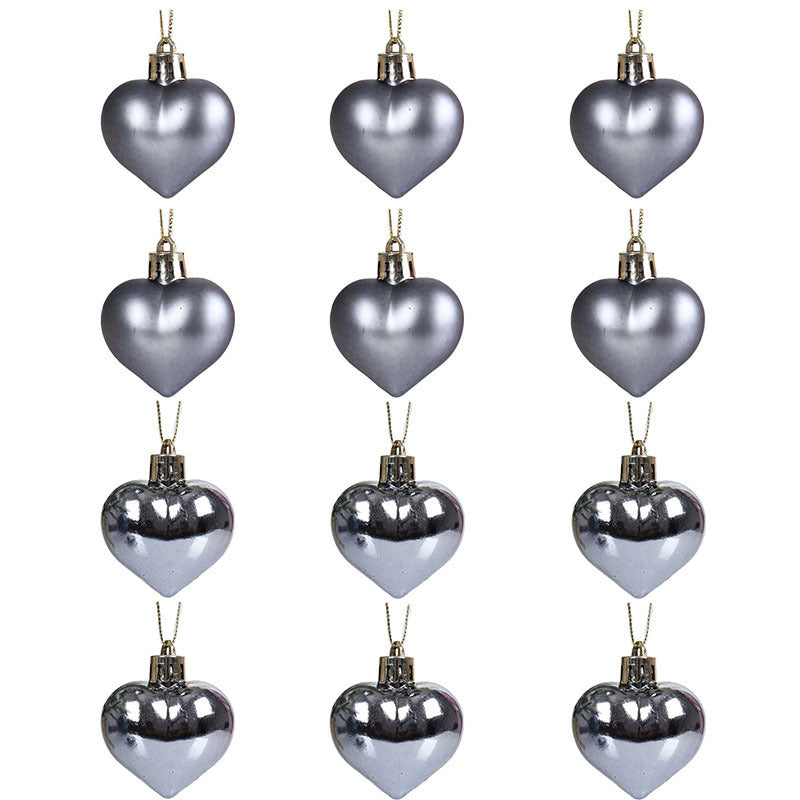 Heart Christmas Ornament Set — product view 9