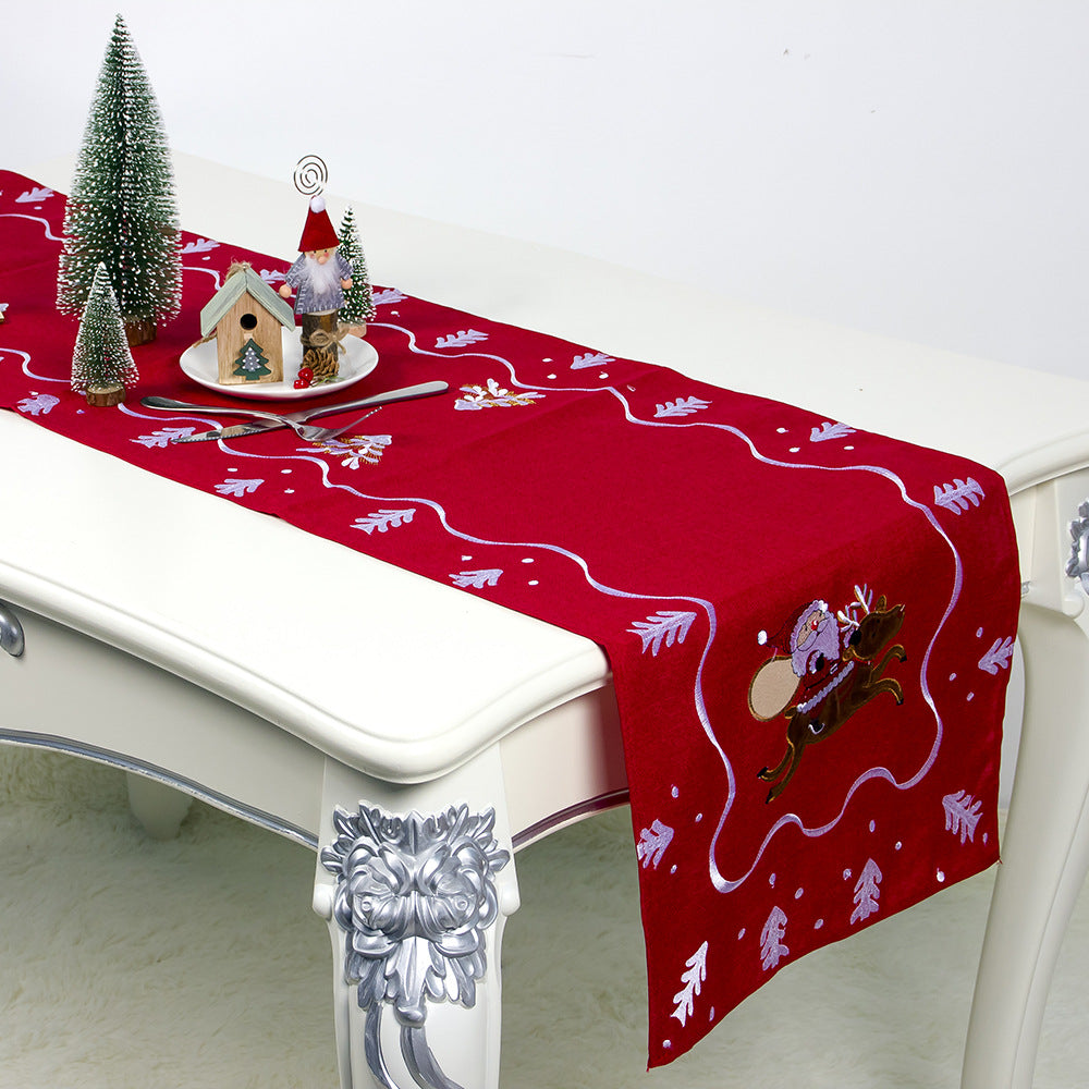 Embroidered Holiday Table Accent — product view 3