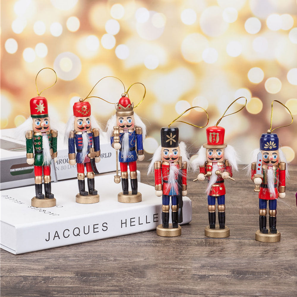 Wooden Nutcracker Ornament — Assorted Style — product view 7