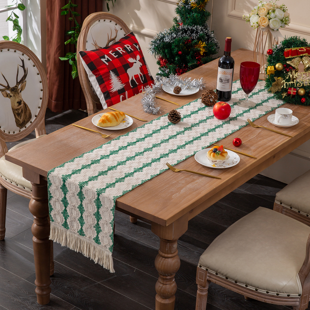 Woven Holiday Table Runner — product view 7