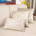 Gilded Velvet Christmas Pillow Cover — product view 4