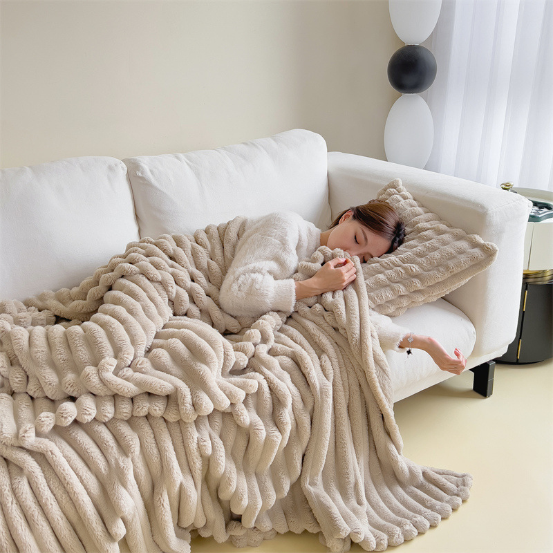 Ribbed Cozy Throw Blanket — product view 16