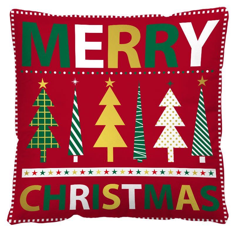Festive Printed Christmas Pillow Cover — product view 40
