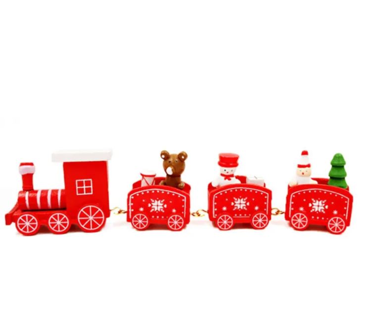 Wooden Christmas Train Ornament — product view 11