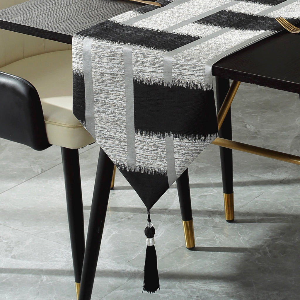 Ivory & Gold Holiday Table Runner — product view 8